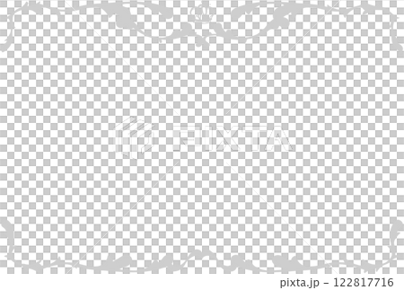 グレーの王冠とアラベスク風のフレーム グレーの王冠とアラベスク風のフレーム 122817716