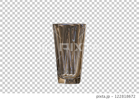 3D illustration of a synthetic glass cup 3D illustration of a synthetic glass cup 122818672