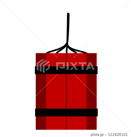 ダイナマイトという筒型の爆弾 122820181