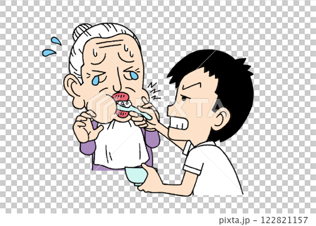 男子強迫老婦吃熱食 122821157
