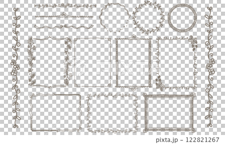 古董手繪框架集 122821267