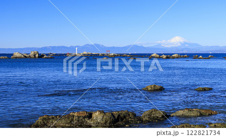 葉山から見た富士山 122821734