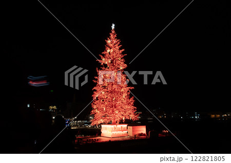 函館の赤いクリスマスツリー 函館の赤いクリスマスツリー 122821805