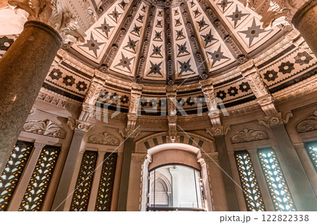 Basilica of Notre-Dame de Fourviere, Lyon, France, the crypt 122822338