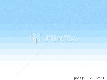 水色の筋状の背景（背景素材）　横ラインにノイズ 122822551
