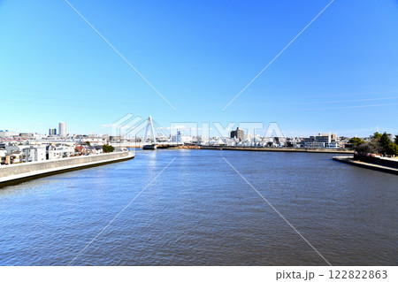 青砥橋/中川より高砂橋方面を望む(東京都葛飾区)【2025.1】 青砥橋/中川より高砂橋方面を望む(東京都葛飾区)【2025.1】 122822863