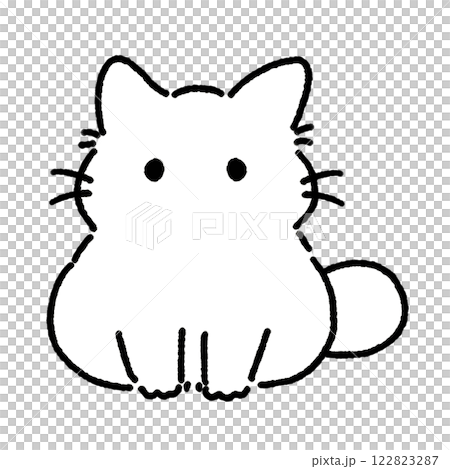 白猫のイラスト 白猫のイラスト 122823287