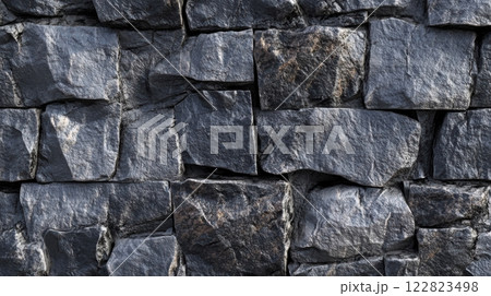 texture of old stone wall 122823498