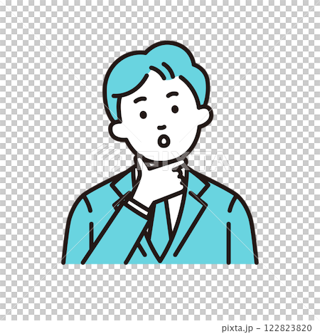 考える若い会社員 122823820
