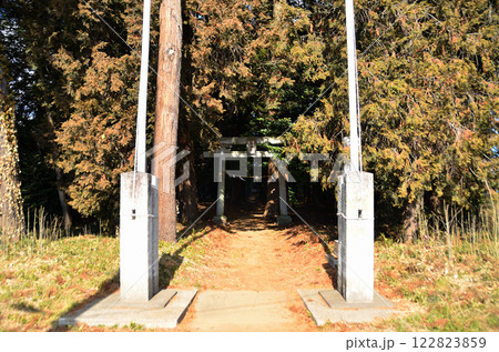埼玉県比企郡滑川町月輪のパワースポット　月輪神社 122823859