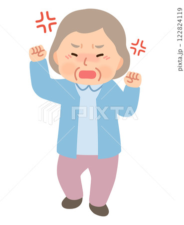 高齢女性 表情ポーズ シニア 高齢者 後期高齢者 高齢女性 表情ポーズ シニア 高齢者 後期高齢者 122824119