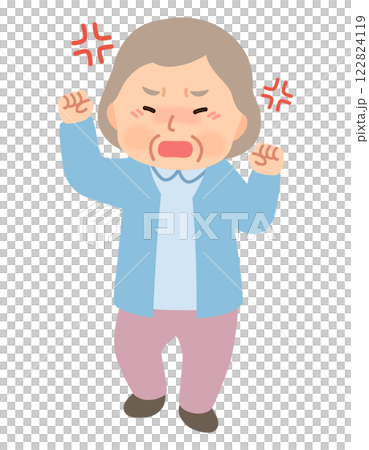 高齢女性 表情ポーズ シニア 高齢者 後期高齢者 高齢女性 表情ポーズ シニア 高齢者 後期高齢者 122824119