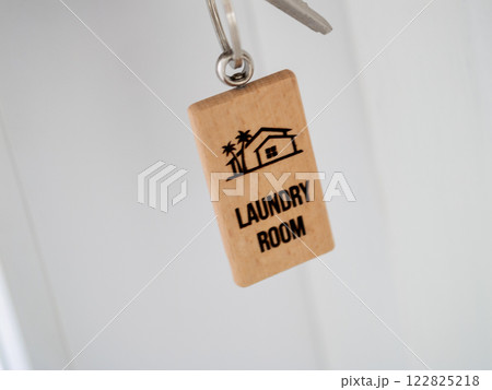 Laundry room keychain image home photography indoor close-up everyday life Laundry room keychain image home photography indoor close-up everyday life 122825218