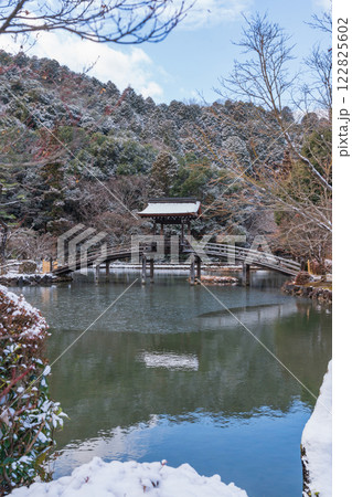 雪の虎渓山永保寺〈岐阜県多治見市〉 雪の虎渓山永保寺〈岐阜県多治見市〉 122825602