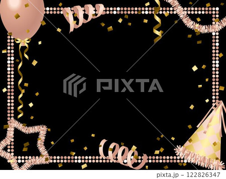 ミラータイル2、パーティー飾りF、8桃金 122826347