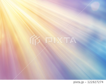 虹色の薄明光線のイメージ	 虹色の薄明光線のイメージ	 122827274