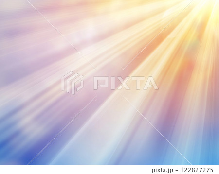 虹色の薄明光線のイメージ	 虹色の薄明光線のイメージ	 122827275