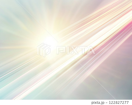 虹色の薄明光線 122827277