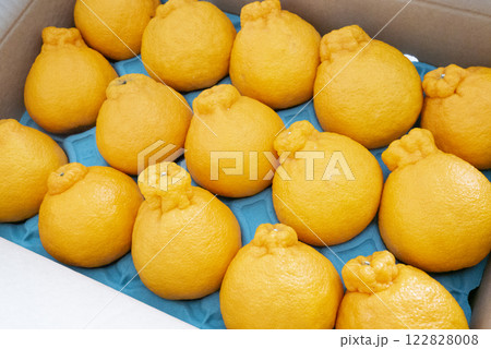 箱に詰められた贈答品のでこぽん 122828008