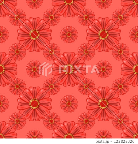 seamless pattern with abstract flowers seamless pattern with abstract flowers 122828326