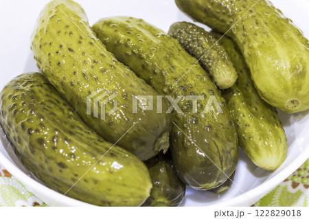 Salted preserved cucumbers Salted preserved cucumbers 122829018