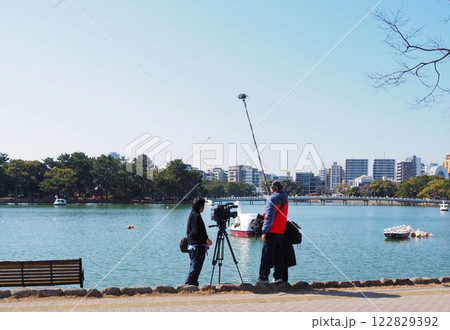 撮影中の風景 122829392