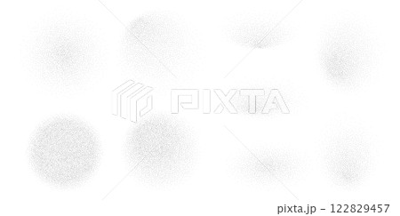 Gradient Stipple shadow. Shadow effect dots texture background. Noise Grainy Texture. Circle and Oval shape 122829457