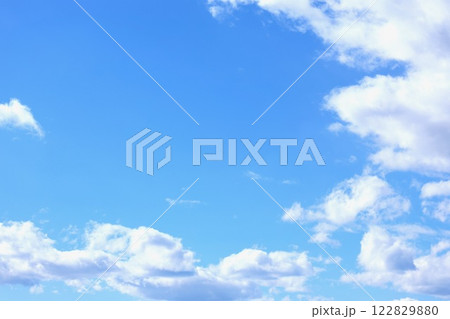 青空と白い雲 青空と白い雲 122829880