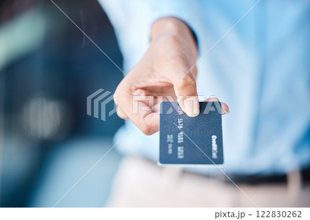 Credit card, shopping and macro hands of customer doing payment with a blur background. Money charge and transaction for commerce purchase with banking account in exchange for a product. Credit card, shopping and macro hands of customer doing payment with a blur background. Money charge and transaction for commerce purchase with banking account in exchange for a product. 122830262