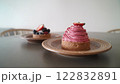 お皿に乗った苺のタルト 122832891