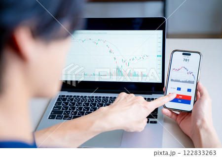 株取引イメージ 122833263