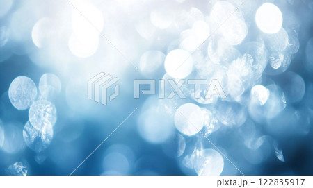 The image is a blue background with white circles that are blurry. The circles are scattered throughout the image, creating a sense of movement and energy. Scene is one of excitement and motion The image is a blue background with white circles that are blurry. The circles are scattered throughout the image, creating a sense of movement and energy. Scene is one of excitement and motion 122835917