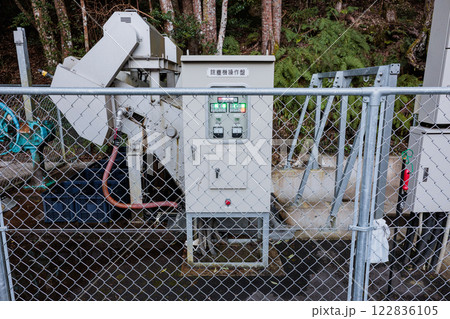小水力発電所の除塵機 小水力発電所の除塵機 122836105