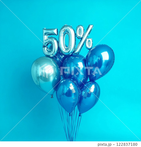 Fifty Percent Balloons 122837180
