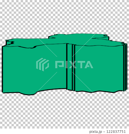 Gifu prefecture_isometric illustration_01 122837751