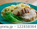 Roast pork with crackling 122838364