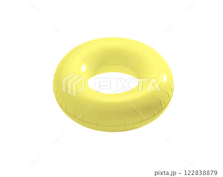 黄色の浮き輪 122838879