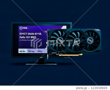 ギガバイト GPU グラフィック カード　 [AI生成画像] 122838920