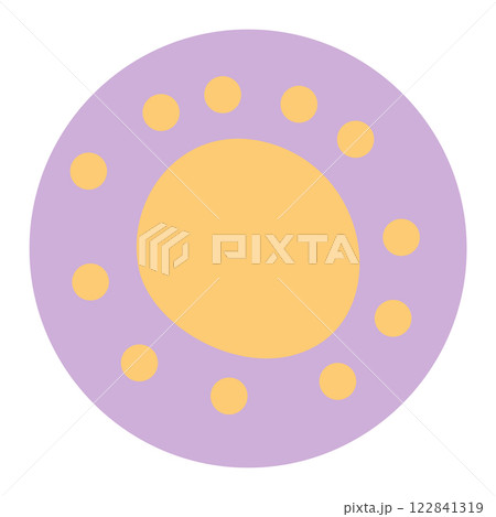 Cartoon task planner element isolated. Cute paper sticky note, to do list or memo message notepad paper sheet. Vector colorful blank schedule, note paper 122841319