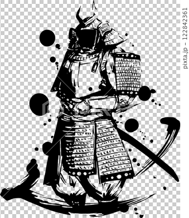 威嚴的武士 122842361