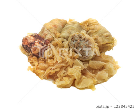 Cabbage rolls with meat and rice 122843423