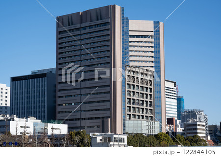 築地周辺のビルの風景 122844105