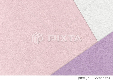 Texture of craft light pink color paper background with white and lilac border. Vintage abstract rose cardboard. Texture of craft light pink color paper background with white and lilac border. Vintage abstract rose cardboard. 122846563