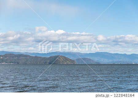 【奥琵琶湖から望む】 【奥琵琶湖から望む】 122848164