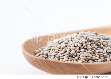ホワイトチアシードのクローズアップ 122848339