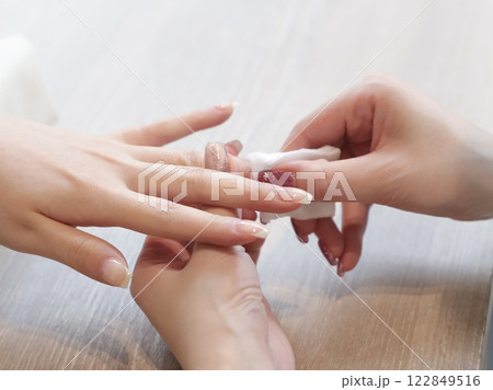 ネイルケア 122849516