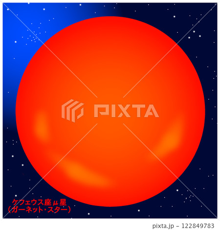 ケフェウス座μ星 122849783