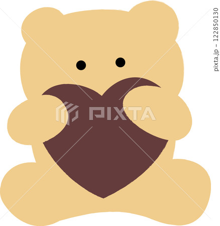 ハートを持つクマちゃん アニマル ハートを持つクマちゃん アニマル 122850130
