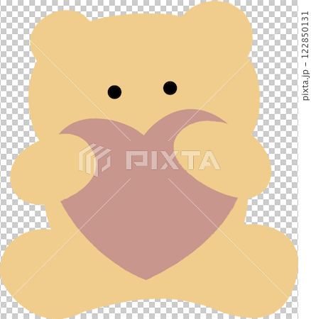 Bear with heart Animal 122850131
