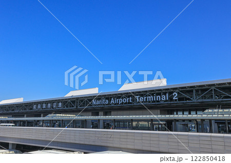 成田国際空港　第2ターミナル　青空 122850418